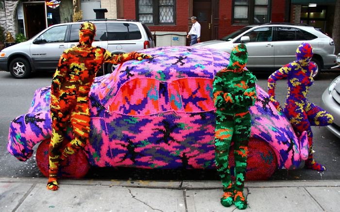 Crochet Street Art By Olek Crochet Street Art By Olek