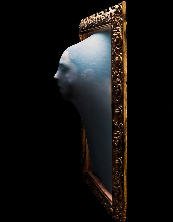 Photographic Portraits Behind The Canvas By Luca Pierro Photographic Portraits Behind The Canvas By Luca Pierro