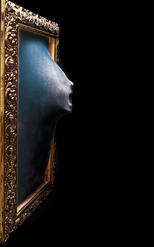 Photographic Portraits Behind The Canvas By Luca Pierro Photographic Portraits Behind The Canvas By Luca Pierro