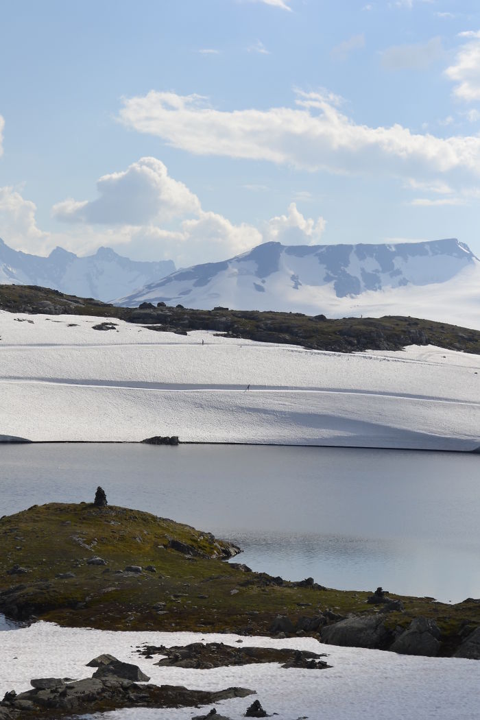 Lonely Cross-country Skiers, Jotunheimen National Park, Norway