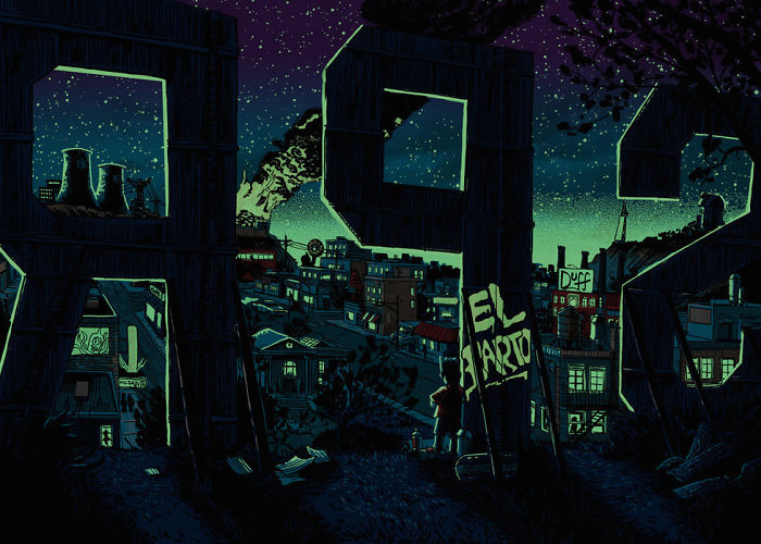 The Simpsons' Springfield Illustrated As A Deadbeat Town The Simpsons' Springfield Illustrated As A Deadbeat Town