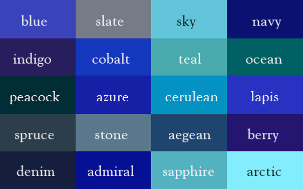 Writer Creates "Color Thesaurus" To Help You Correctly Name Any Color Imaginable