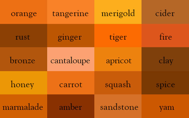Writer Creates "Color Thesaurus" To Help You Correctly Name Any Color Imaginable Writer Creates "Color Thesaurus" To Help You Correctly Name Any Color Imaginable