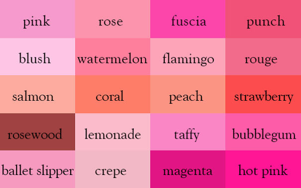 Writer Creates "Color Thesaurus" To Help You Correctly Name Any Color Imaginable Writer Creates "Color Thesaurus" To Help You Correctly Name Any Color Imaginable