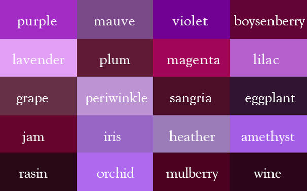 Writer Creates "Color Thesaurus" To Help You Correctly Name Any Color Imaginable