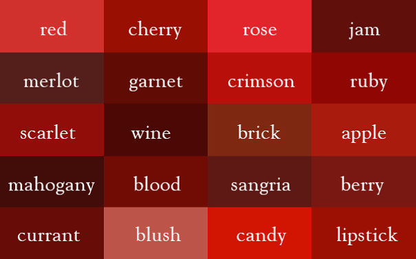 Writer Creates "Color Thesaurus" To Help You Correctly Name Any Color Imaginable Writer Creates "Color Thesaurus" To Help You Correctly Name Any Color Imaginable