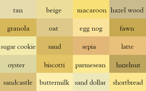 Writer Creates "Color Thesaurus" To Help You Correctly Name Any Color Imaginable Writer Creates "Color Thesaurus" To Help You Correctly Name Any Color Imaginable