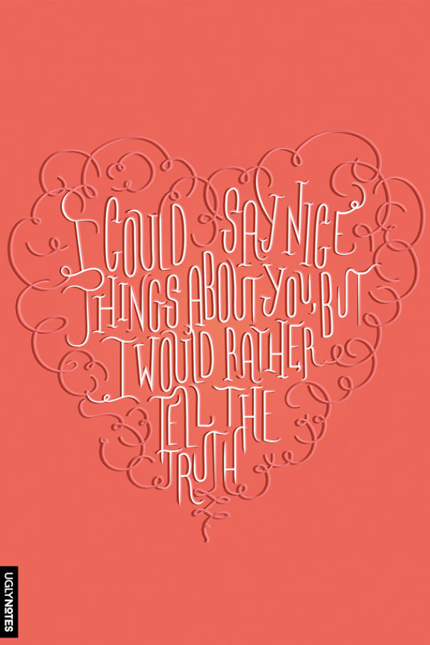8 Hand Lettered Greeting Cards From Horrible People 8 Hand Lettered Greeting Cards From Horrible People