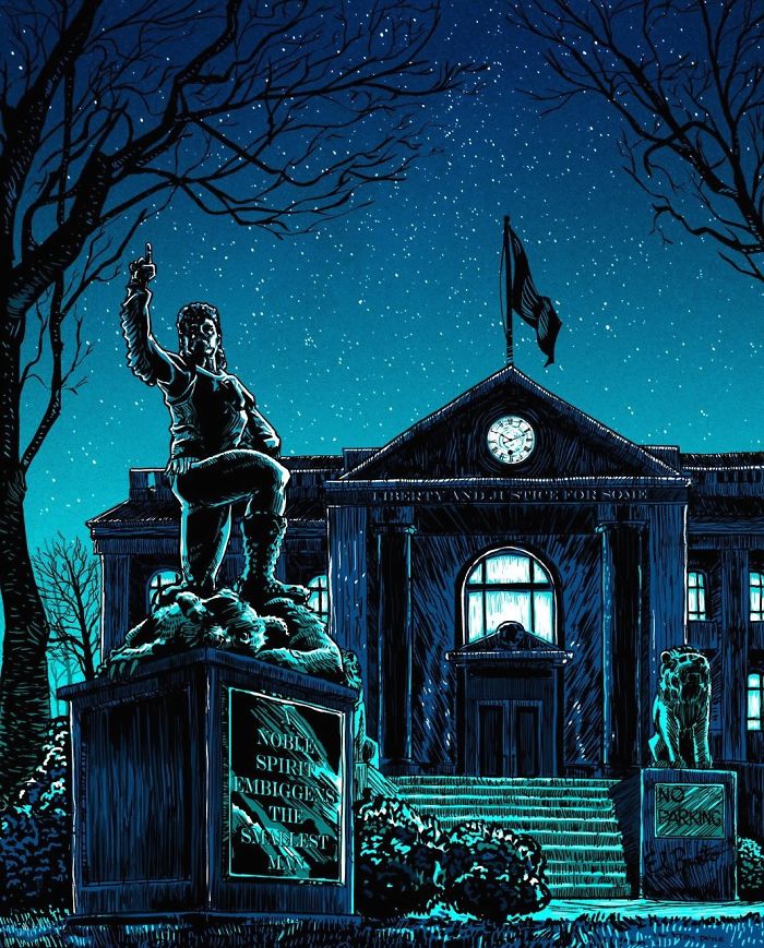 The Simpsons' Springfield Illustrated As A Deadbeat Town The Simpsons' Springfield Illustrated As A Deadbeat Town