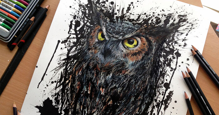 Expressive Pencil Drawings By Dino Tomic