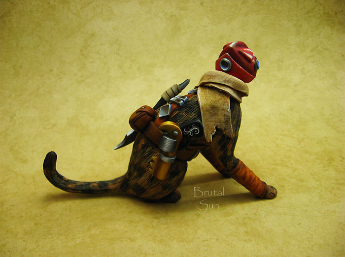 cat-figurines-polymer-clay-brutal-sun-2 cat-figurines-polymer-clay-brutal-sun-2