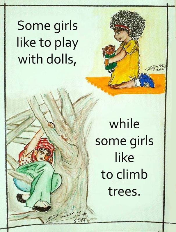 I Wrote And Illustrated A Story Dedicated To Girl Empowerment I Wrote And Illustrated A Story Dedicated To Girl Empowerment