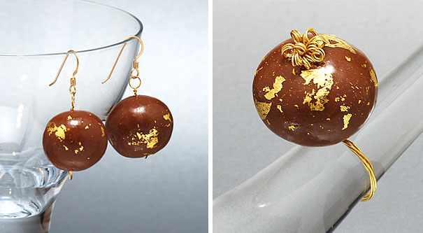 Real Gold And Chocolate Jewelry