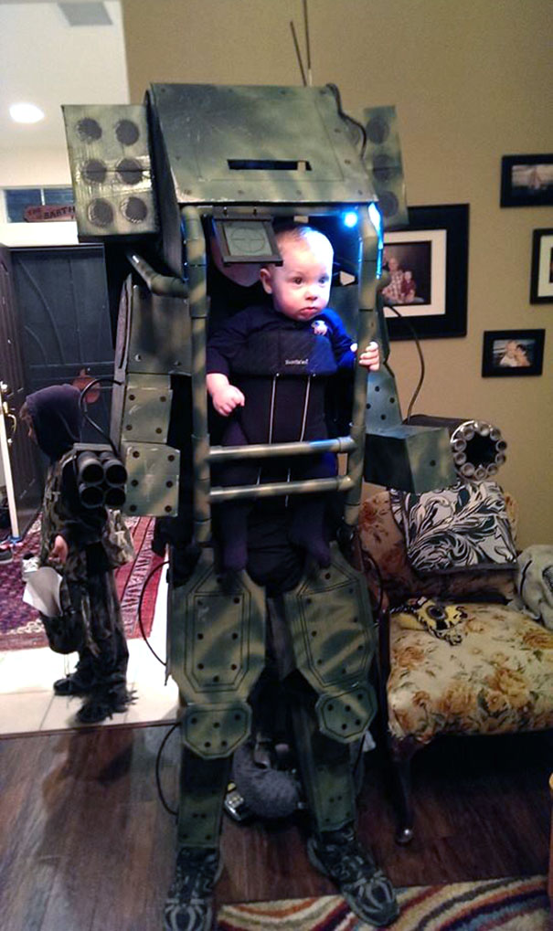 Father's & Son's Mech Warrior Costume