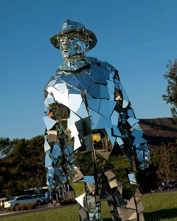 Mirrored Man Costume