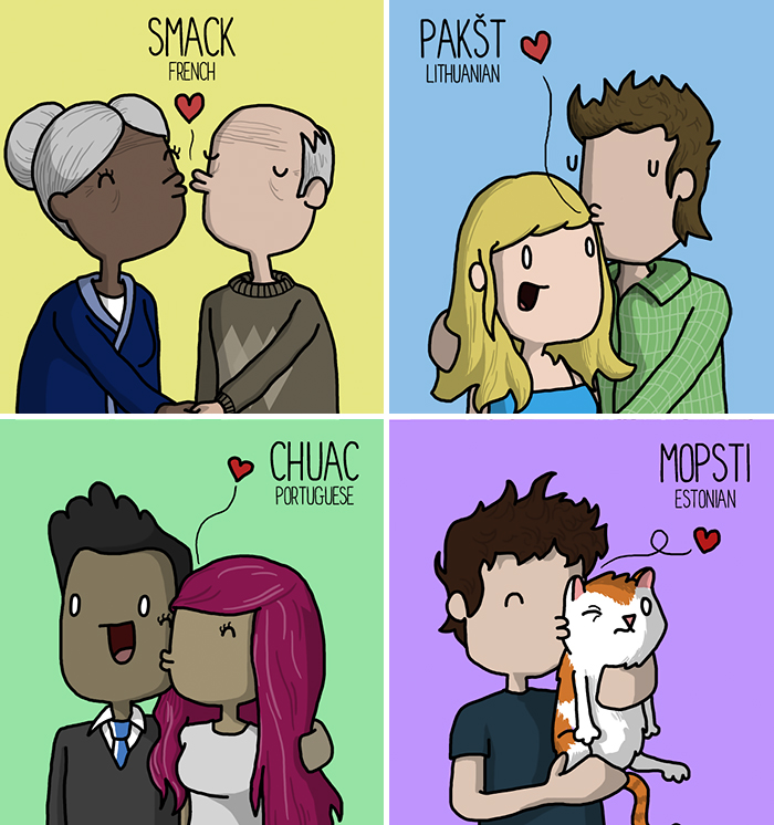 How Do Kissing, Snoring And Other Things Sound In Different Languages?