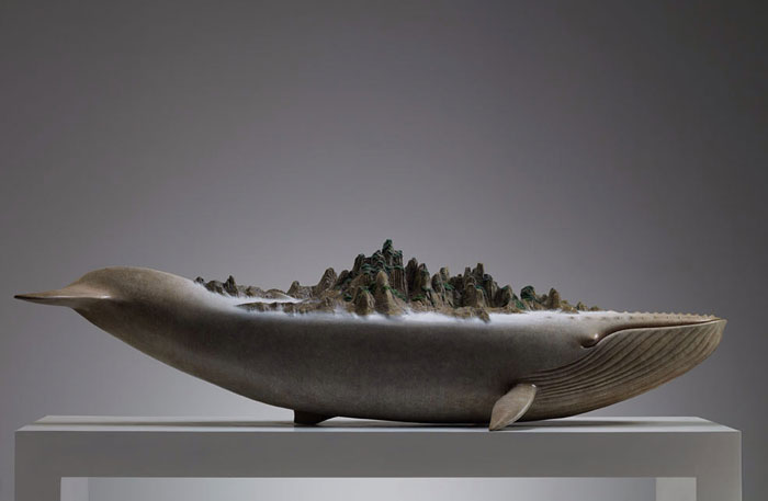 Surreal Animal Sculptures Carrying The World On Their Backs