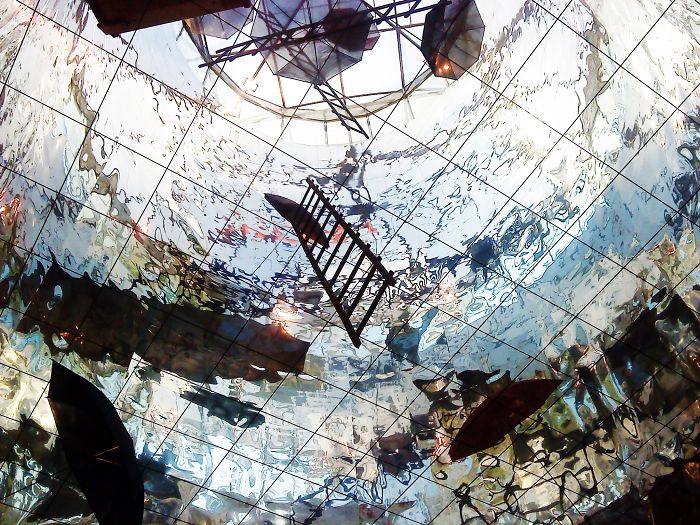 #17 Metro Station Athens. Falling Umbrellas.