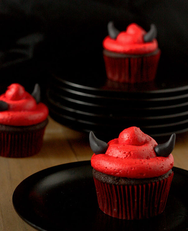 Devilish Devil's Cupcakes
