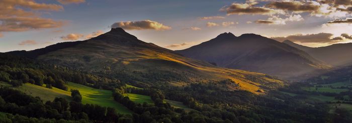 Volcano In Auvergne, France