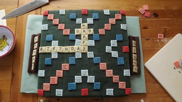 Scrabble Cake :)