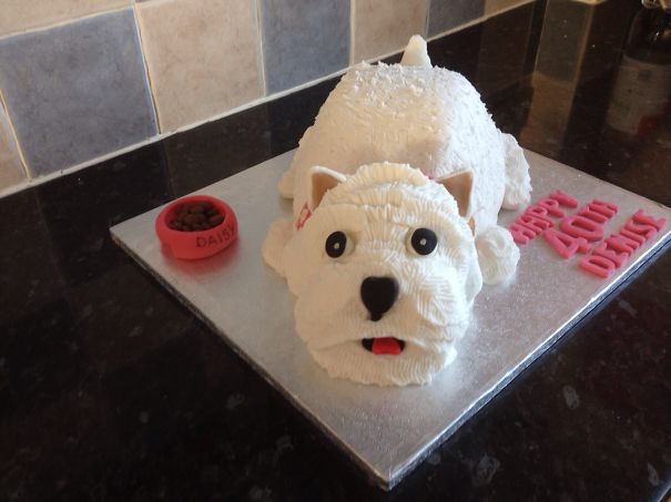 Westie Cake