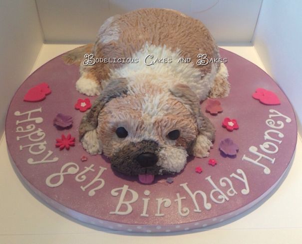Shih Tzu Dog Cake