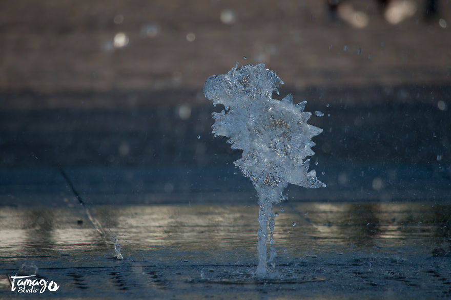 I Capture Super Mario Characters In Water I Capture Super Mario Characters In Water