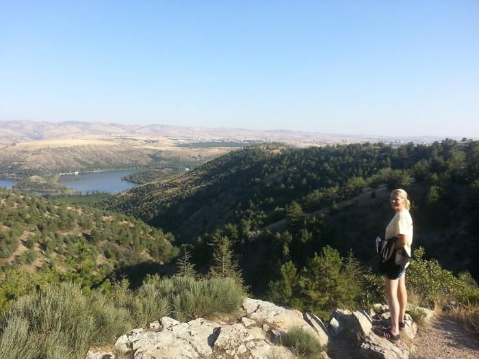 Overlook Lake Eymir, Ankara Turkey