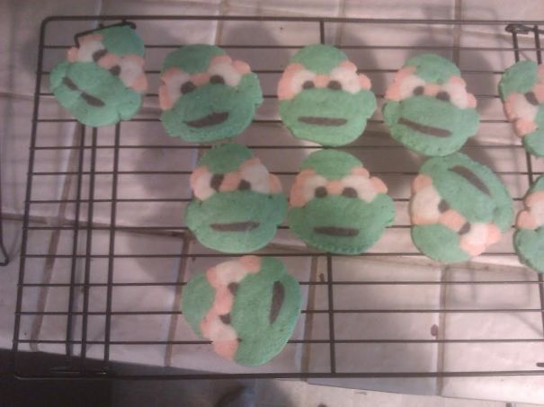Ninja Turtle Cookies