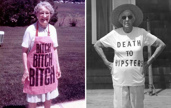 Elderly People Who Probably Don’t Realize What They’re Wearing