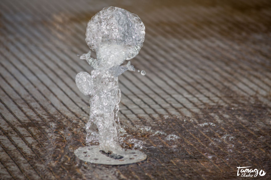 I Capture Super Mario Characters In Water I Capture Super Mario Characters In Water