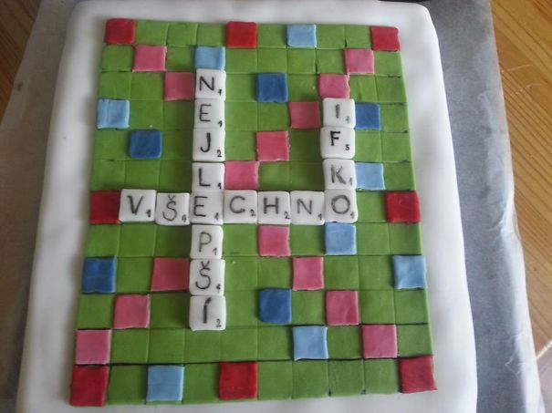 Scrabble Cake:)