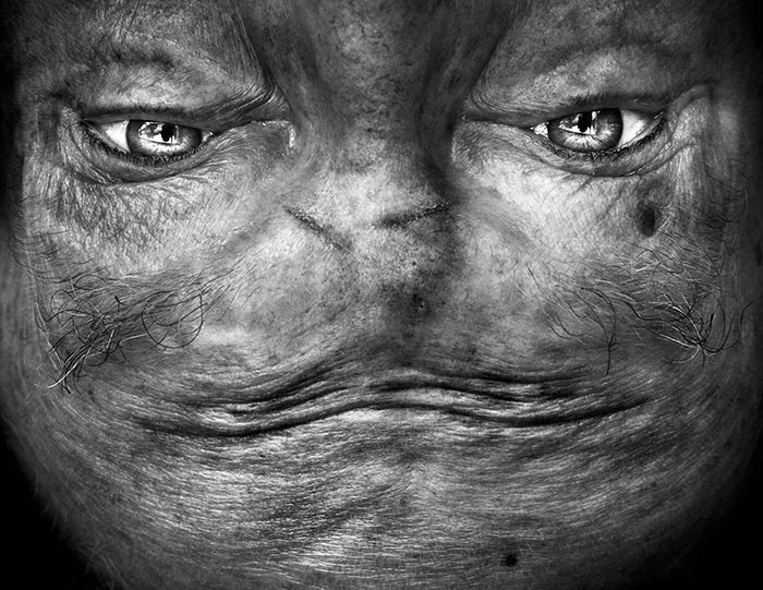 Alienation: Upside-Down Portraits Make People Look Like Aliens