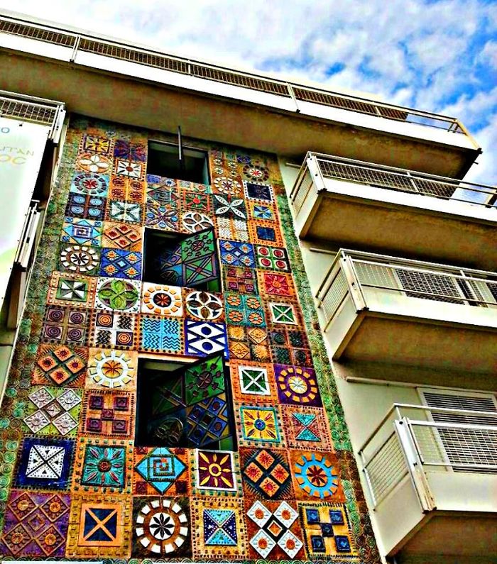 Pattern Building Athens, Greece