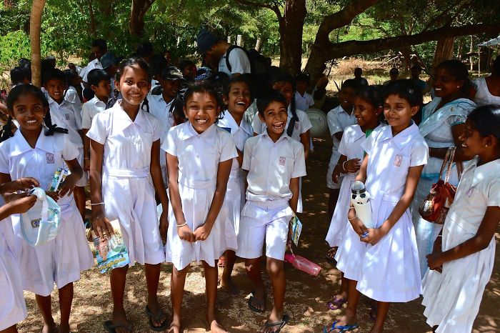 Happy At School In Sri Lanka