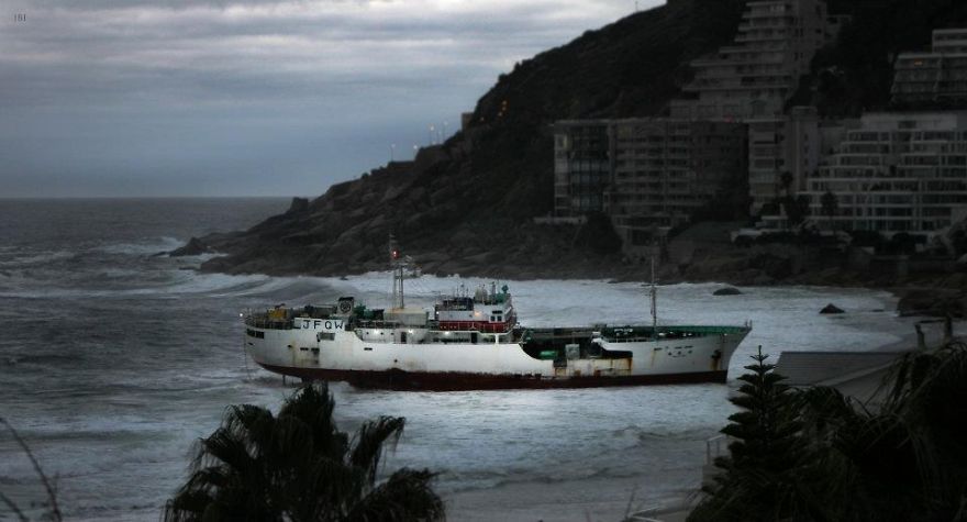 Japanese Boat Stranded-jasper Bailey