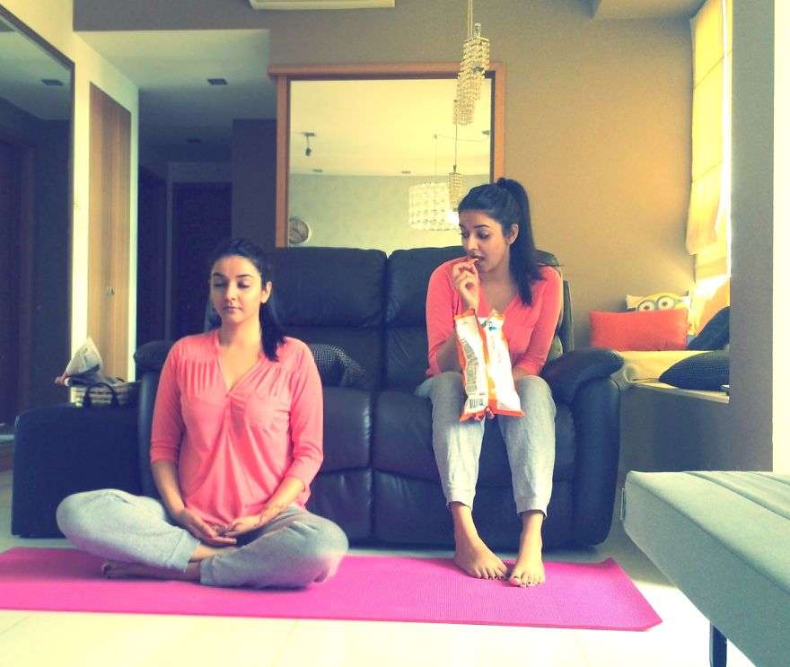 Selfies To Show A Battle Within The Self Selfies To Show A Battle Within The Self