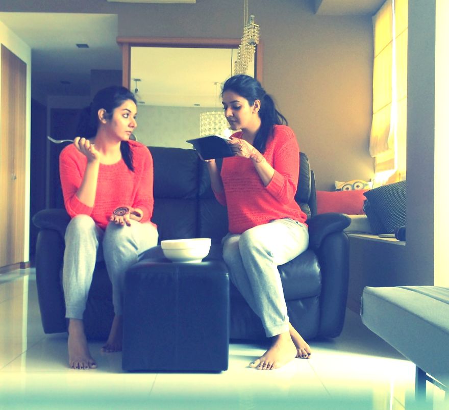 Selfies To Show A Battle Within The Self Selfies To Show A Battle Within The Self