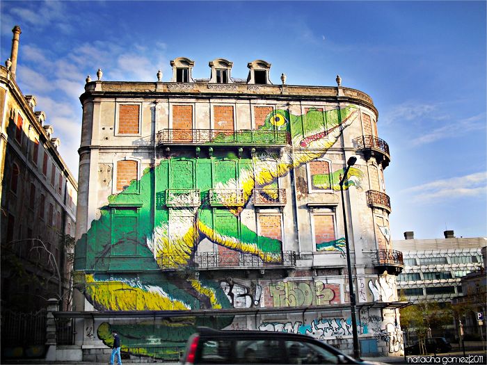 Os GÉmeos, Blu & Sam3 In Lisbon, Portugal