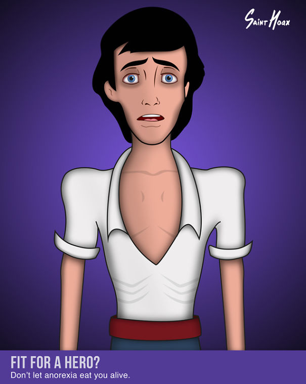 Disney Characters Reimagined As Victims Of Anorexia Disney Characters Reimagined As Victims Of Anorexia