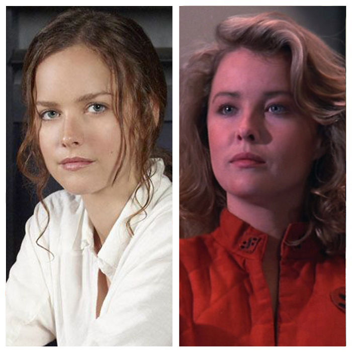 Allison Miller (terra Nova - Tv Series 2011) And Faye Grant (v - Tv Movie 1983)
