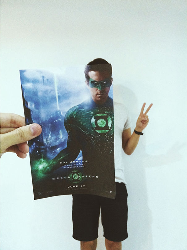 Guy Mashes Famous Movie Posters With Real People Guy Mashes Famous Movie Posters With Real People