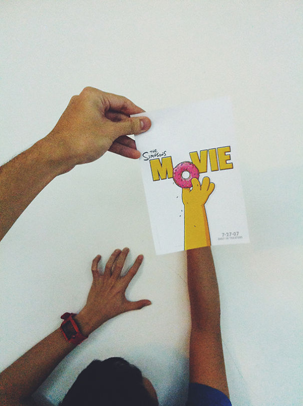 Guy Mashes Famous Movie Posters With Real People Guy Mashes Famous Movie Posters With Real People