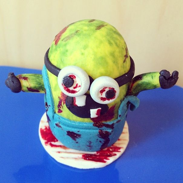 Zombie Minion Cake