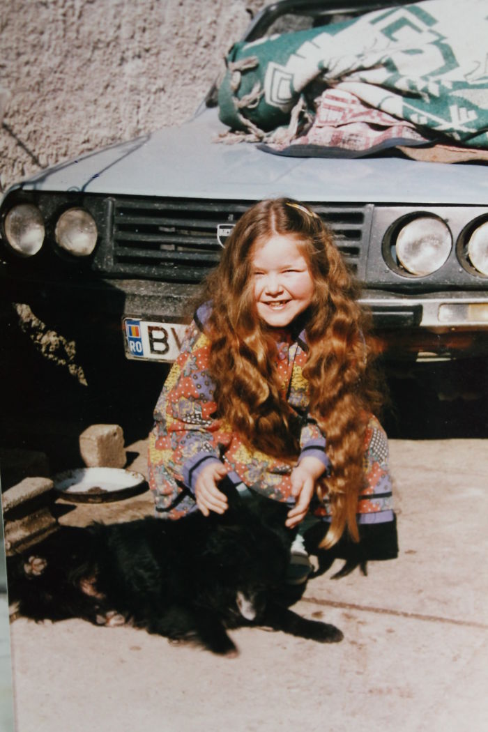 Romania 1998, Me Playing With My Dog