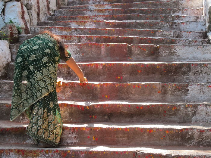 Steps To Chamundi Hill Temple, Mysore, India