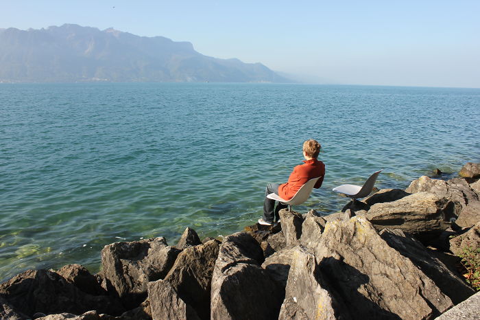 Lac Leman, Vevey, Switzerland
