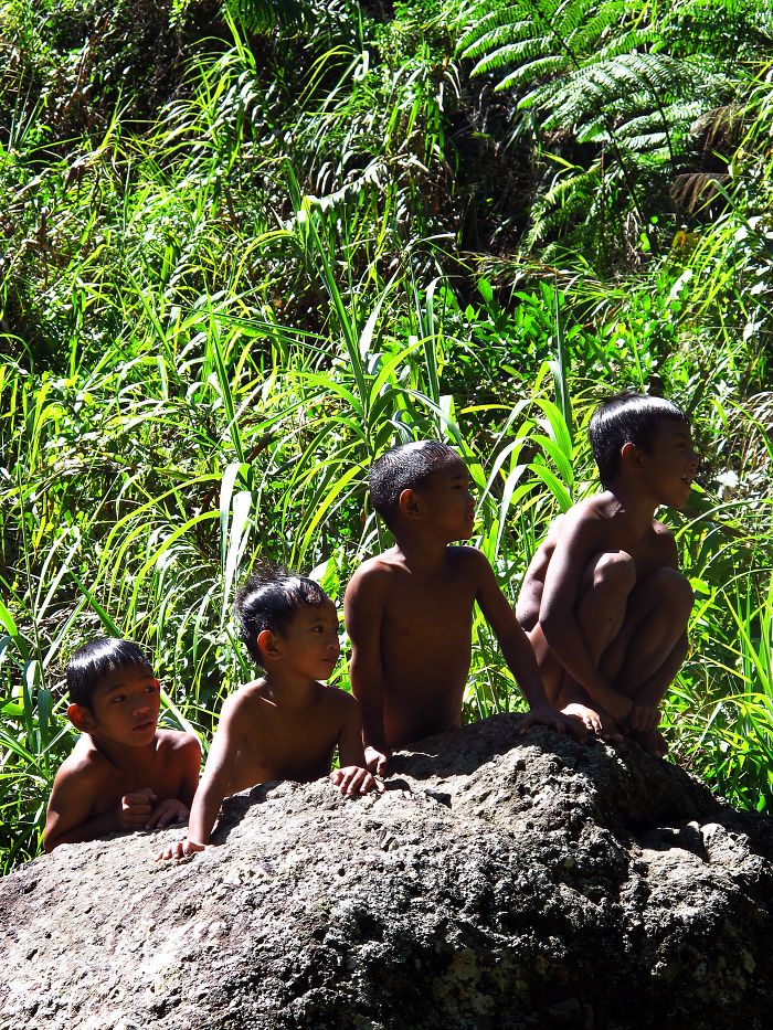 Kids Playing In Their Local Fountain,philippines. (aldema Milstein)