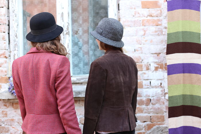 Two Hats And A Scarf